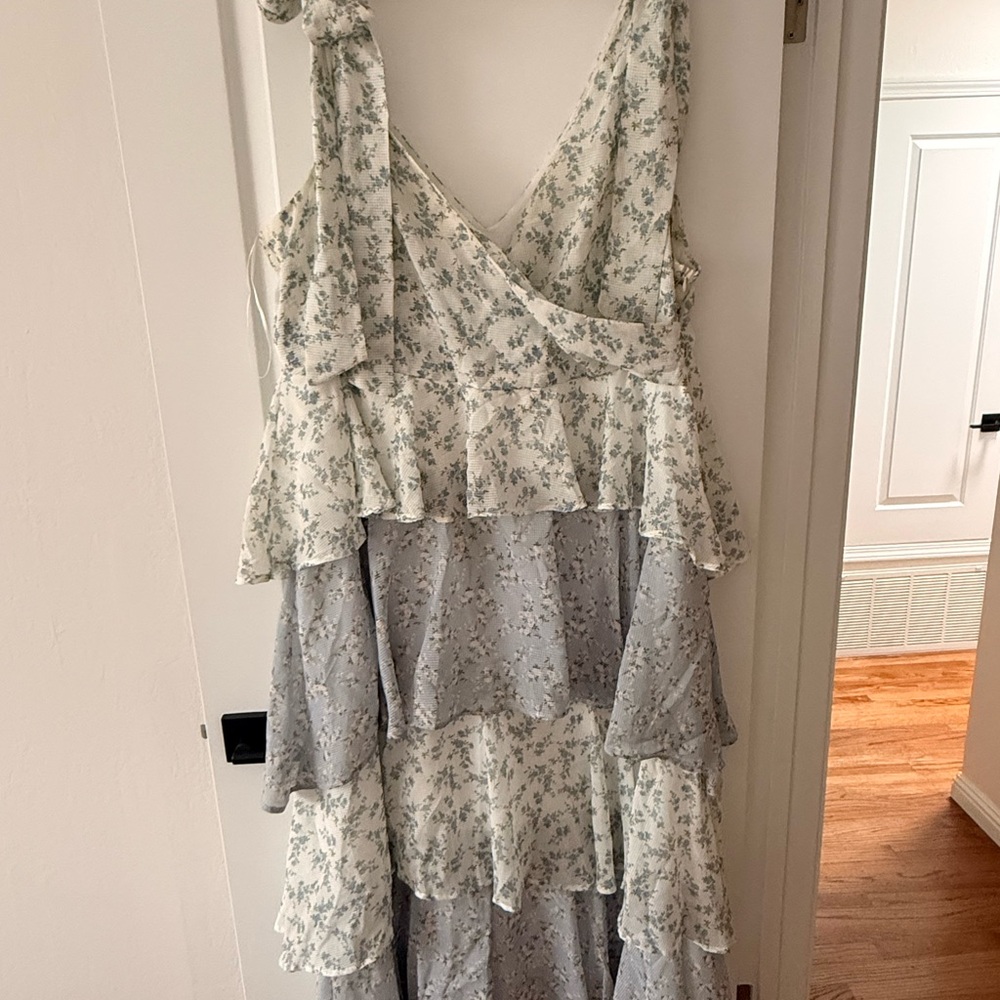 Floral Tiered Maxi Dress